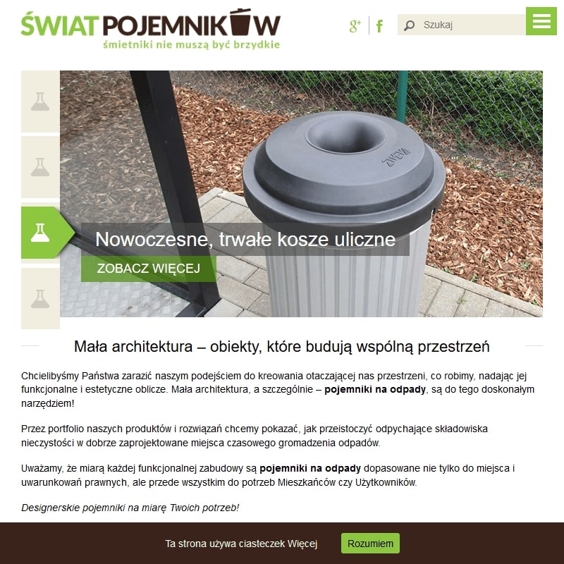 Poznań - pojemniki półpodziemne na odpady