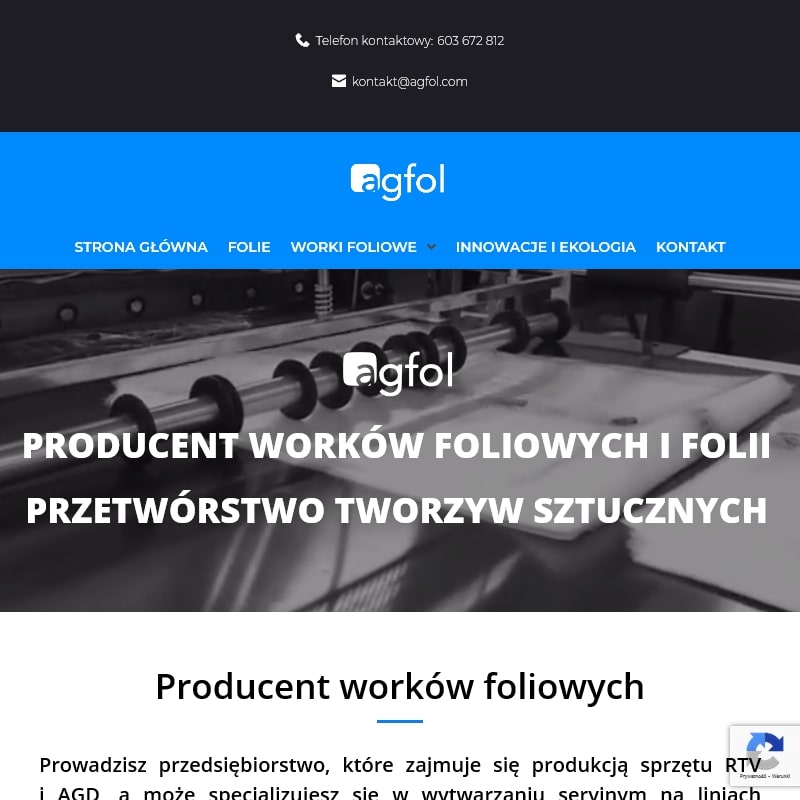 Producent worków foliowych z nadrukiem