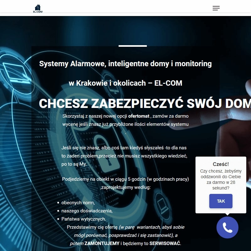 Kraków - zakładanie systemów alarmowych