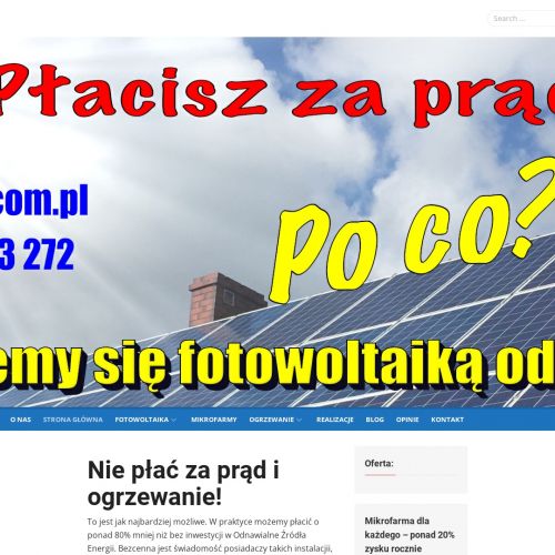 Wejherowo - farma fotowoltaiczna pomorskie