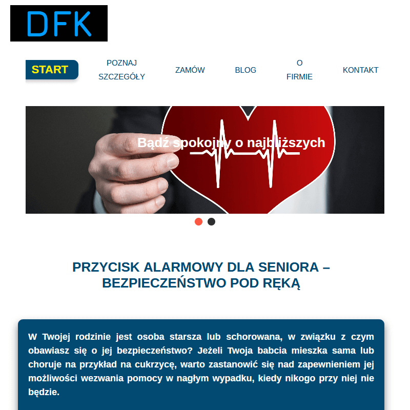 Dźwiękowy alarm osobisty