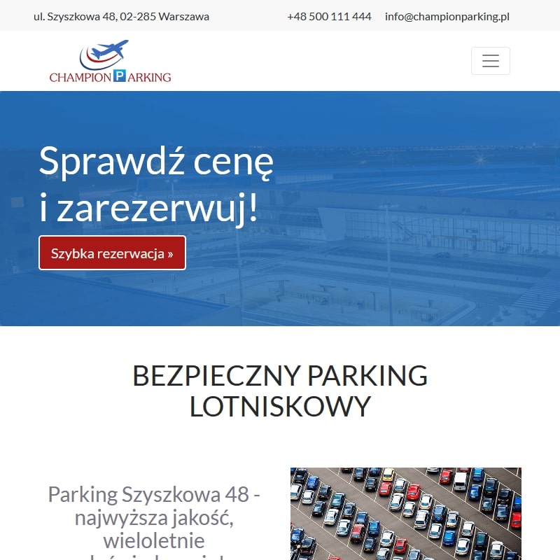 Warszawa - parking strzeżony warszawa okęcie