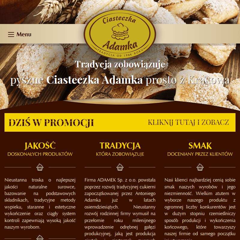 Producent tradycyjnych ciastek