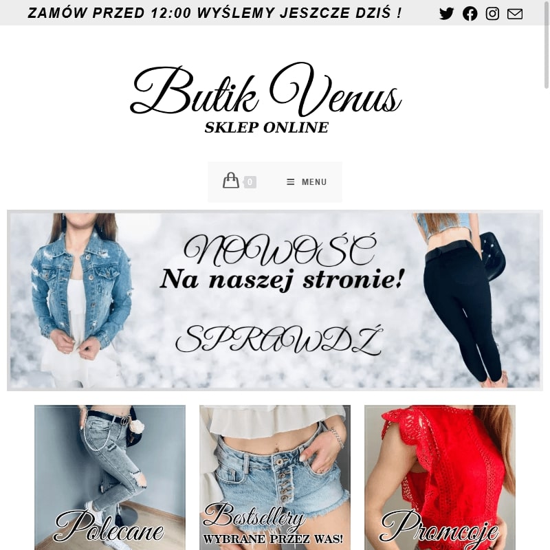 Butik z odzieżą damską online
