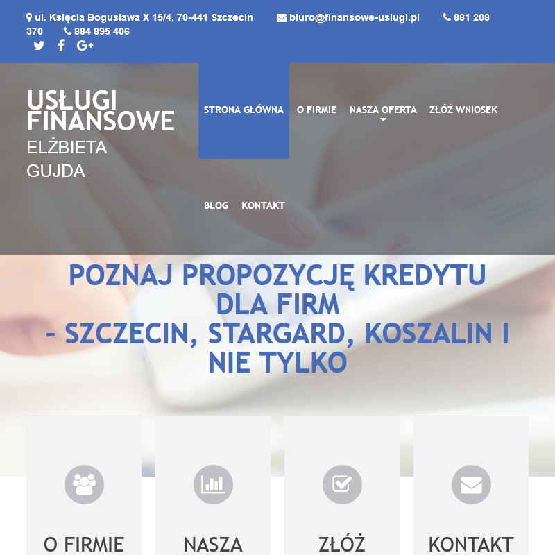 Kredyt konsolidacyjny Szczecin