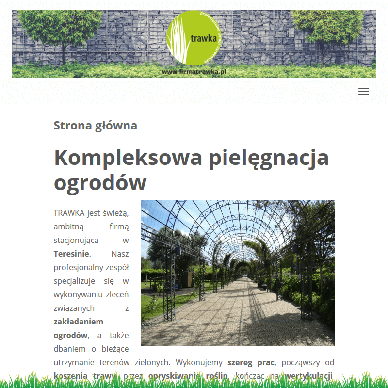 Grodzisk Mazowiecki - projektowanie ogrodów