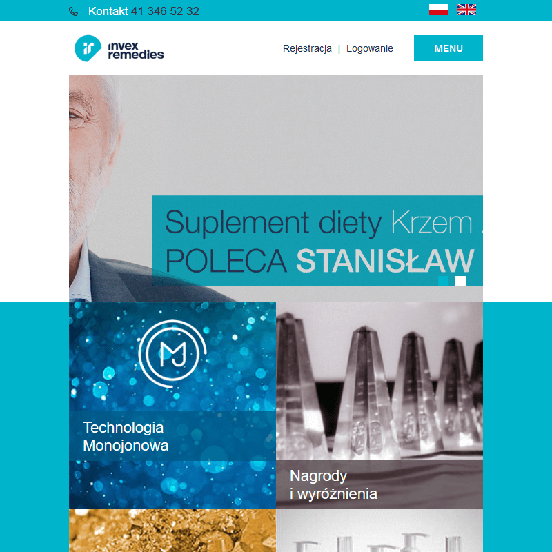 Krzem organiczny z borem w Kielcach