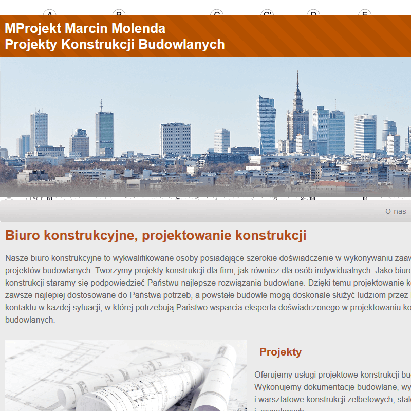 Projekty konstrukcji Warszawa