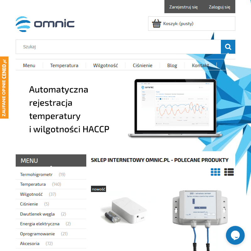 Rejestrator temperatury Warszawa