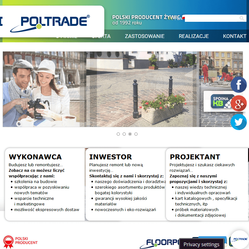 Posadzki na zewnątrz - Wrocław