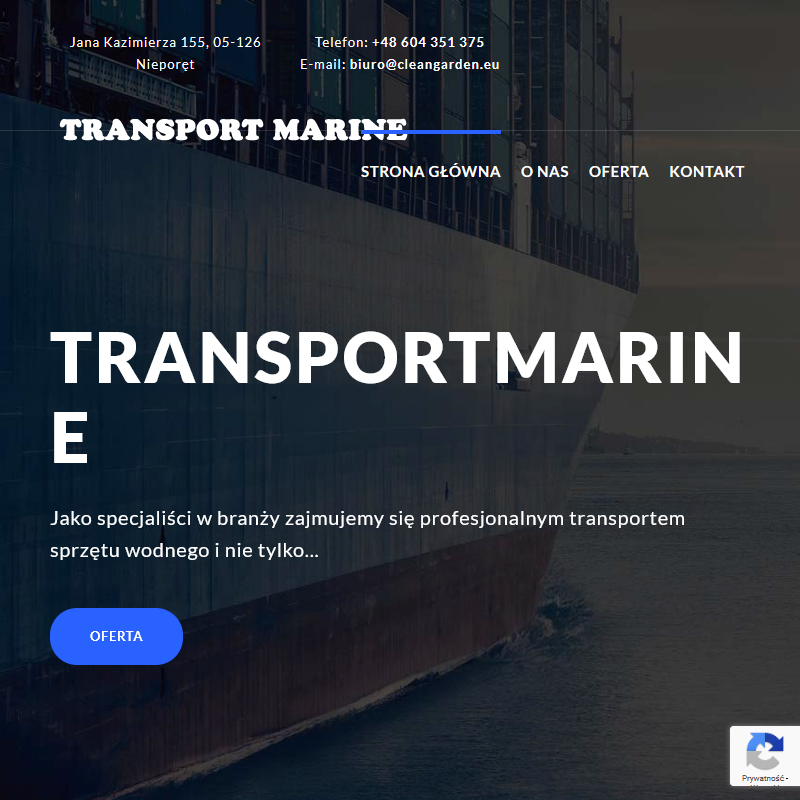 Motorówka transportowanie Warszawa