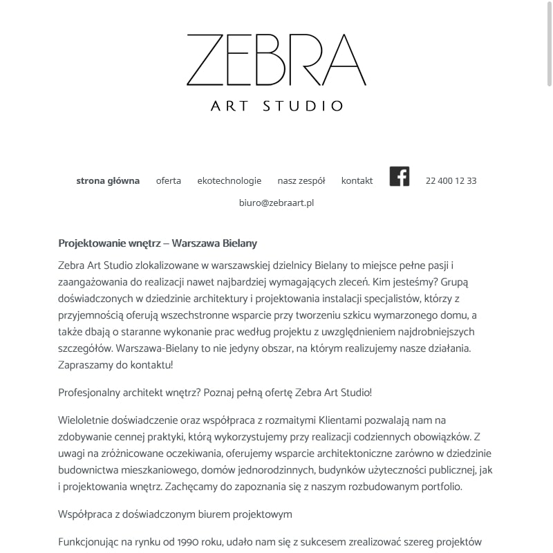 Biuro architektoniczne łomianki